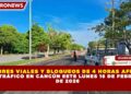 5 CIERRES VIALES Y BLOQUEOS DE 4 HORAS AFECTAN EL TRÁFICO EN CANCÚN ESTE 16 DE FEBRERO DE 2026