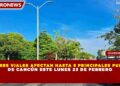 CIERRES VIALES AFECTAN HASTA 5 PRINCIPALES PUNTOS DE CANCÚN ESTE LUNES 23 DE FEBRERO