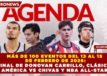MÁS DE 100 EVENTOS DEL 12 AL 15 DE FEBRERO DE 2026: FINAL DE DONOVAN CARRILLO, CLÁSICO AMÉRICA VS CHIVAS Y NBA ALL-STAR