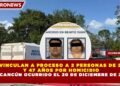VINCULAN A PROCESO A 2 PERSONAS DE 21 Y 47 AÑOS POR HOMICIDIO EN CANCÚN OCURRIDO EL 20 DE DICIEMBRE DE 2025