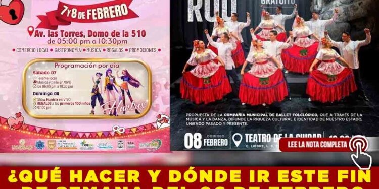 ¿QUÉ HACER Y DÓNDE IR ESTE FIN DE SEMANA DEL 06 DE FEBRERO AL 08 DE FEBRERO? DISFRUTA DE CONCIERTOS, TEATRO, CINES, BAZARES Y EVENTOS PARA TODA LA FAMILIA