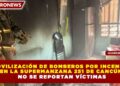 MOVILIZACIÓN DE BOMBEROS POR INCENDIO EN LA SUPERMANZANA 251 DE CANCÚN; NO SE REPORTAN VÍCTIMAS