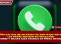 ¿CÓMO SALIRSE DE UN GRUPO DE WHATSAPP SIN QUE  LOS DEMÁS RECIBAN NOTIFICACIÓN? OPCIONES Y TRUCOS PARA HACERLO DE FORMA DISCRETA