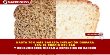 HASTA 70% MÁS BARATO: INFLACIÓN DISPARA 20% EL PRECIO DEL PAN Y CONSUMIDORES MIGRAN A EXPENDIOS EN CANCÚN