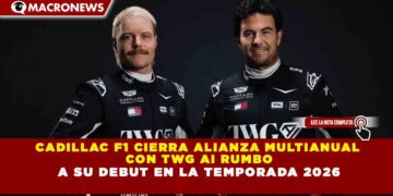 CADILLAC F1 CIERRA ALIANZA MULTIANUAL  CON TWG AI RUMBO A SU DEBUT EN LA TEMPORADA 2026
