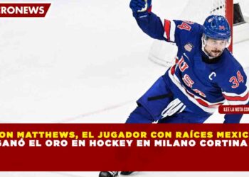 AUSTON MATTHEWS, EL JUGADOR CON RAÍCES MEXICANAS QUE GANÓ EL ORO EN HOCKEY   EN MILANO CORTINA 2026