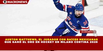 AUSTON MATTHEWS, EL JUGADOR CON RAÍCES MEXICANAS QUE GANÓ EL ORO EN HOCKEY   EN MILANO CORTINA 2026