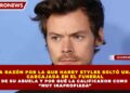 LA RAZÓN POR LA QUE HARRY STYLES SOLTÓ UNA  CARCAJADA EN EL FUNERAL DE SU ABUELA Y POR QUÉ LA CALIFICARON COMO  “MUY INAPROPIADA”