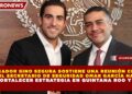 SENADOR GINO SEGURA SOSTIENE UNA REUNIÓN CLAVE  CON EL SECRETARIO DE SEGURIDAD OMAR GARCÍA HARFUCH PARA FORTALECER ESTRATEGIA EN QUINTANA ROO Y MÉXICO