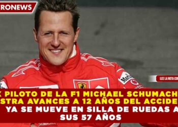EX PILOTO DE LA F1 MICHAEL SCHUMACHER  MUESTRA AVANCES A 12 AÑOS DEL ACCIDENTE; YA SE MUEVE EN SILLA DE RUEDAS A  SUS 57 AÑOS