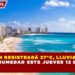 CANCÚN REGISTRARÁ 27°C, LLUVIA LIGERA Y 60% DE HUMEDAD ESTE JUEVES 12 DE FEBRERO