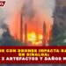 ATAQUE CON DRONES IMPACTA RANCHO EN SINALOA; REPORTAN 3 ARTEFACTOS Y DAÑOS MATERIALES