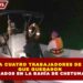 RESCATAN A CUATRO TRABAJADORES DE CONAFOR  QUE QUEDARON VARADOS EN LA BAHÍA DE CHETUMAL