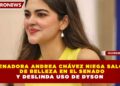 SENADORA ANDREA CHÁVEZ NIEGA SALÓN DE BELLEZA EN EL SENADO Y DESLINDA USO DE DYSON DE HASTA 15 MIL PESOS