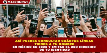 ASÍ PUEDES CONSULTAR CUÁNTAS LÍNEAS  TIENES A TU NOMBRE  EN MÉXICO EN 2026 Y EVITAR EL USO INDEBIDO  DE TU IDENTIDAD