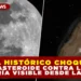 EL HISTÓRICO CHOQUE DE UN ASTEROIDE CONTRA LA LUNA QUE SERÍA VISIBLE DESDE LA TIERRA