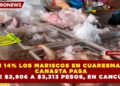 SUBEN 14% LOS MARISCOS EN CUARESMA 2026: CANASTA PASA DE $2,906 A $3,313 PESOS, EN CANCÚN