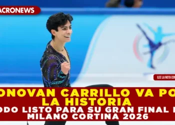 DONOVAN CARRILLO VA POR LA HISTORIA: TODO LISTO PARA SU GRAN FINAL EN MILANO CORTINA 2026