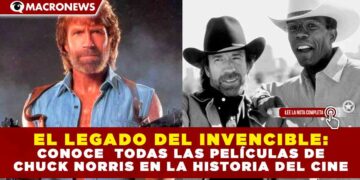 EL LEGADO DEL INVENCIBLE: CONOCE TODAS LAS PELÍCULAS DE CHUCK NORRIS EN LA HISTORIA DEL CINE