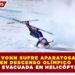 LINDSEY VONN SUFRE APARATOSA CAÍDA EN DESCENSO OLÍMPICO Y ES EVACUADA EN HELICÓPTERO