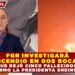 FGR INVESTIGARÁ INCENDIO EN DOS BOCAS QUE DEJÓ CINCO FALLECIDOS, INFORMO LA PRESIDENTA SHEINBAUM