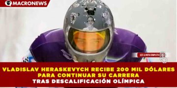 VLADISLAV HERASKEVYCH RECIBE 200 MIL DÓLARES PARA CONTINUAR SU CARRERA TRAS DESCALIFICACIÓN OLÍMPICA
