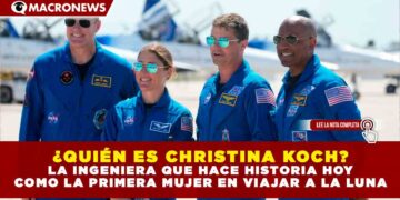 ¿QUIÉN ES CHRISTINA KOCH? LA INGENIERA QUE HACE HISTORIA HOY COMO LA PRIMERA MUJER EN VIAJAR A LA LUNA