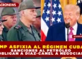 TRUMP ASFIXIA AL RÉGIMEN CUBANO: SANCIONES AL PETRÓLEO OBLIGAN A DÍAZ-CANEL A NEGOCIAR