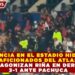 VIOLENCIA EN EL ESTADIO HIDALGO: AFICIONADOS DEL ATLAS PROTAGONIZAN RIÑA EN DERROTA 3-1 ANTE PACHUCA