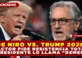 DE NIRO VS. TRUMP 2026: EL ACTOR PIDE RESISTENCIA TOTAL Y EL PRESIDENTE LO LLAMA «DEMENTE»