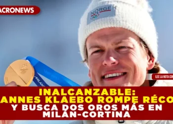 INALCANZABLE: JOHANNES KLAEBO ROMPE RÉCORDS Y BUSCA DOS OROS MÁS EN MILÁN-CORTINA