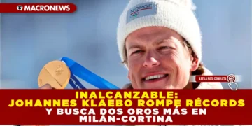 INALCANZABLE: JOHANNES KLAEBO ROMPE RÉCORDS Y BUSCA DOS OROS MÁS EN MILÁN-CORTINA