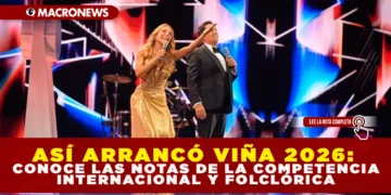 ASÍ ARRANCÓ VIÑA 2026: CONOCE LAS NOTAS DE LA COMPETENCIA INTERNACIONAL Y FOLCLÓRICA