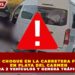 FUERTE CHOQUE EN LA CARRETERA FEDERAL EN PLAYA DEL CARMEN INVOLUCRA 2 VEHÍCULOS Y GENERA TRÁFICO LENTO
