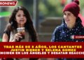 TRAS MÁS DE 5 AÑOS, LOS CANTANTES JUSTIN BIEBER Y SELENA GOMEZ COINCIDEN EN LOS ÁNGELES Y DESATAN REACCIONES