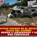 APARATOSO CHOQUE EN EL BULEVAR DE PLAYA DEL CARMEN DEJA AL MENOS 3 LESIONADOS Y DAÑOS EN DOS VEHÍCULOS