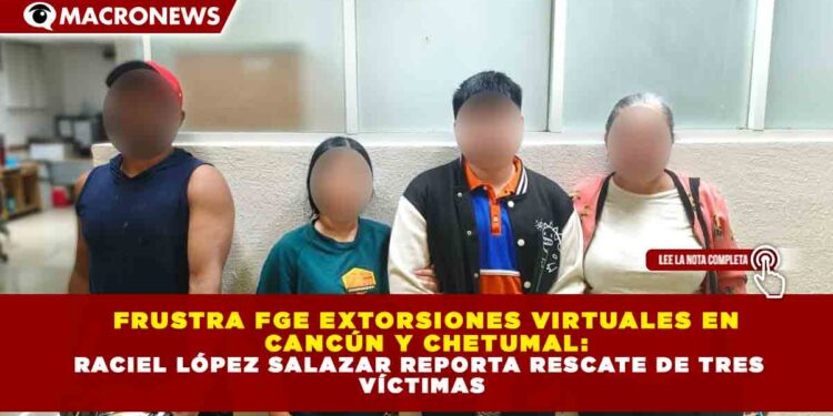 RACIEL LÓPEZ SALAZAR REPORTA RESCATE  DE TRES VÍCTIMAS RACIEL LÓPEZ SALAZAR REPORTA RESCATE DE TRES  VÍCTIMAS