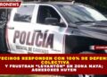 VECINOS RESPONDEN CON 100% DE DEFENSA COLECTIVA Y FRUSTRAN “LEVANTÓN” EN ZONA MAYA; AGRESORES HUYEN