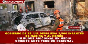 GOBIERNO DE EE. UU. DESPLIEGA 2,500 INFANTES DE MARINA Y AL MENOS UN BUQUE ADICIONAL EN MEDIO ORIENTE ANTE TENSIÓN REGIONAL