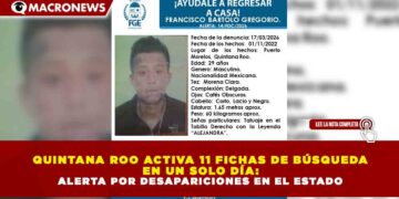 QUINTANA ROO ACTIVA 11 FICHAS DE BÚSQUEDA EN UN SOLO DÍA: ALERTA POR DESAPARICIONES EN EL ESTADO
