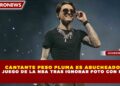 CANTANTE PESO PLUMA ES ABUCHEADO EN JUEGO DE LA NBA TRAS IGNORAR FOTO CON FAN