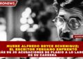 MUERE ALFREDO BRYCE ECHENIQUE;  EL ESCRITOR PERUANO ENFRENTÓ MÁS DE 30 ACUSACIONES DE PLAGIO A LO LARGO  DE SU CARRERA