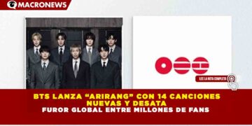 BTS LANZA “ARIRANG” CON 14 CANCIONES  NUEVAS Y DESATA FUROR GLOBAL ENTRE MILLONES DE FANS