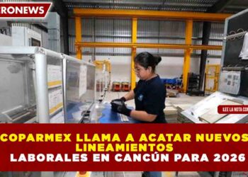 COPARMEX LLAMA A ACATAR NUEVOS LINEAMIENTOS LABORALES EN CANCÚN PARA 2026