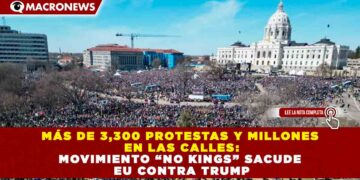 MÁS DE 3,300 PROTESTAS Y MILLONES EN LAS CALLES: MOVIMIENTO “NO KINGS” SACUDE EU CONTRA DONALD TRUMP
