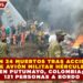 SUMAN 34 MUERTOS TRAS ACCIDENTE DE AVIÓN MILITAR HÉRCULES EN PUTUMAYO, COLOMBIA; 121 PERSONAS A BORDO