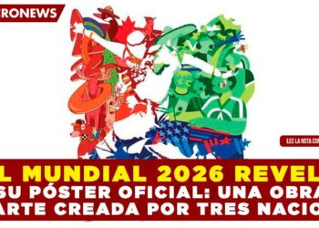 EL MUNDIAL 2026 REVELA SU PÓSTER OFICIAL: UNA OBRA DE ARTE CREADA POR TRES NACIONES