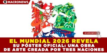 EL MUNDIAL 2026 REVELA SU PÓSTER OFICIAL: UNA OBRA DE ARTE CREADA POR TRES NACIONES