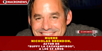 LUTO EN EL MUNDO DE LAS SERIES: MUERE NICHOLAS BRENDON, ACTOR DE «BUFFY LA CAZAVAMPIROS», A LOS 54 AÑOS