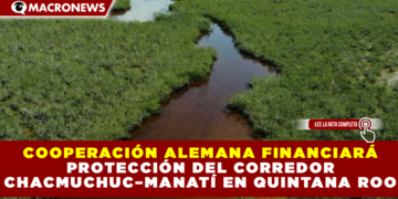 COOPERACIÓN ALEMANA FINANCIARÁ PROTECCIÓN DEL CORREDOR CHACMUCHUC–MANATÍ EN QUINTANA ROO